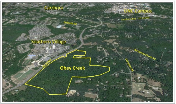 Obey Creek Map