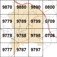 Map of FIRMs for Chapel Hill