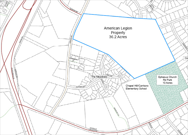 AMERICAN LEGION PROPERTY MAP