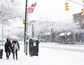 PEOPLE WALKING IN SNOW