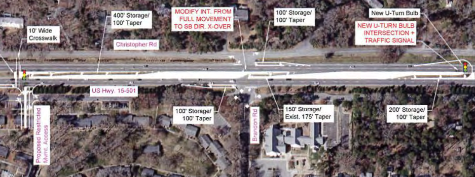 glen lennox traffic improvements picture