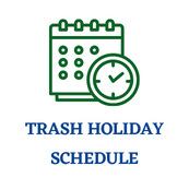 Trash Holiday Schedule Icon