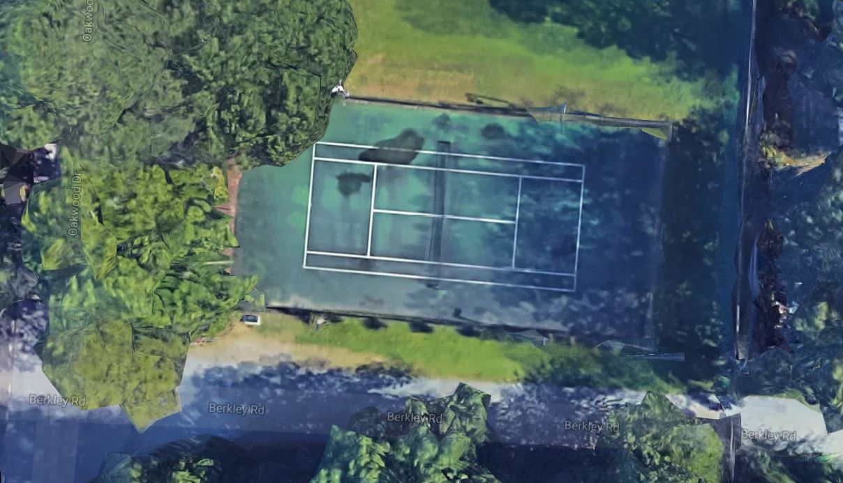 Oakwood Tennis Court_google