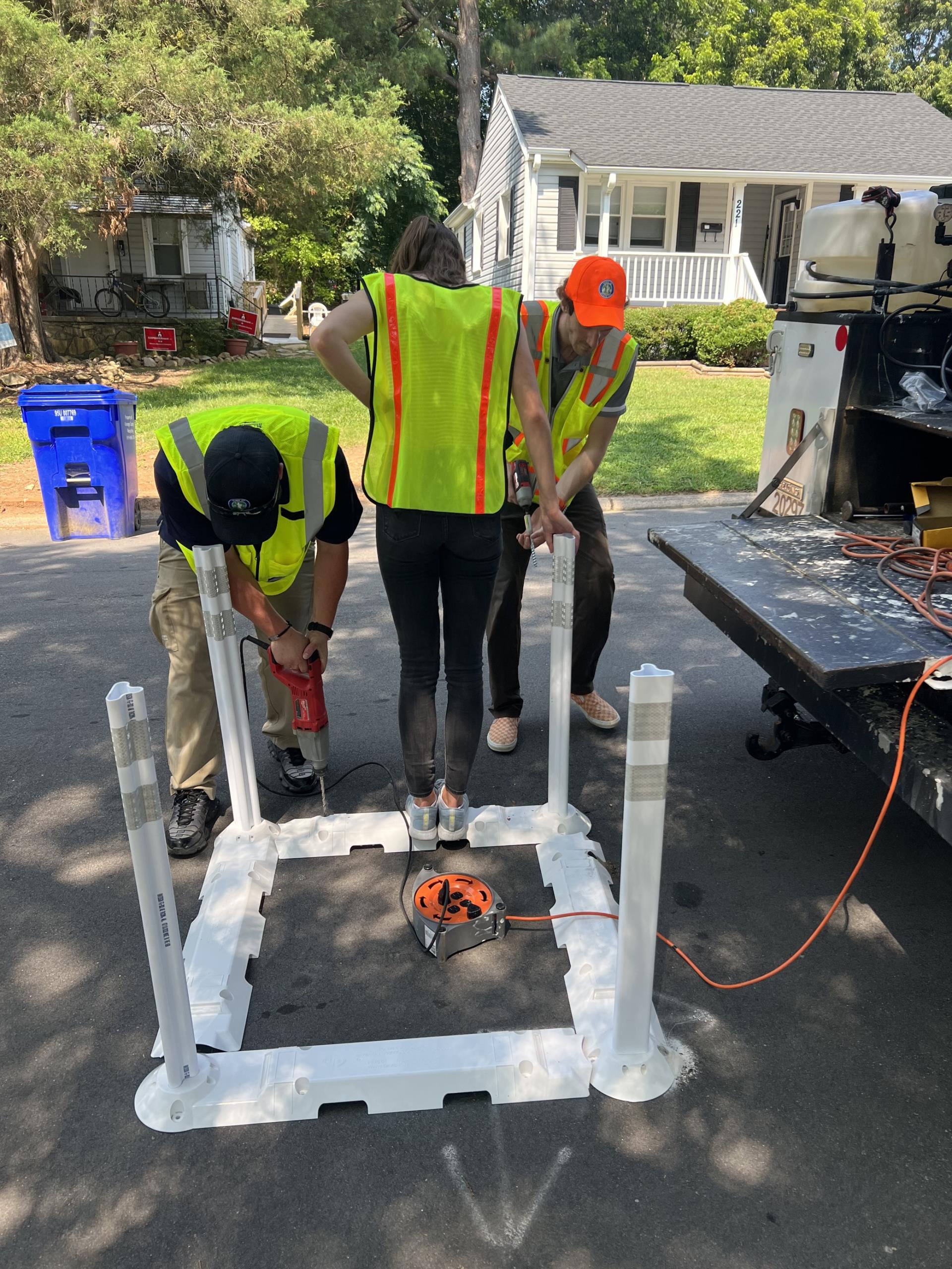 Hargraves Traffic Calming Installation 3