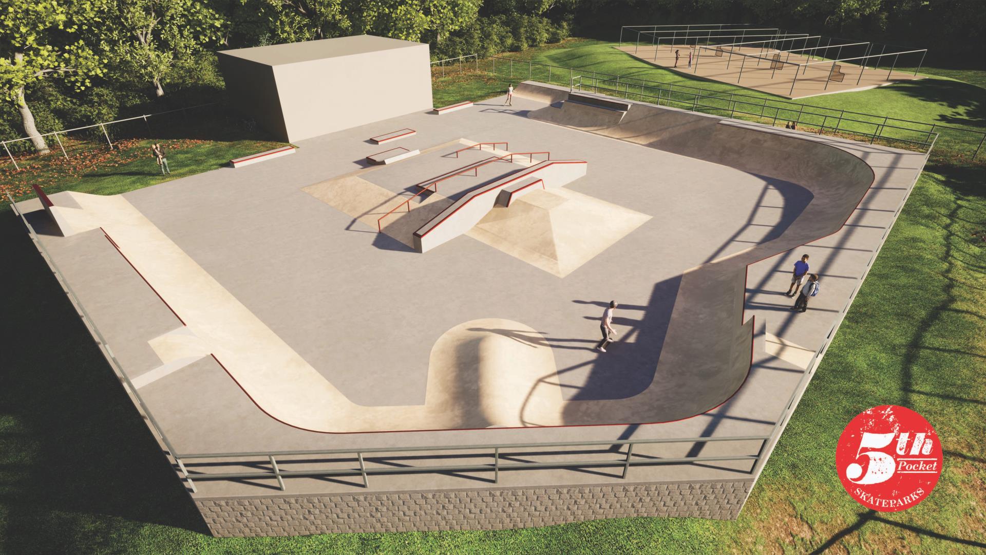 Homestead Skate Park Rendering 2024 1