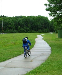 Bike on Chapel Hill Greenway